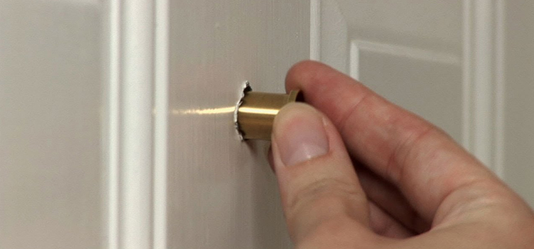 peephole door repair in Sanford